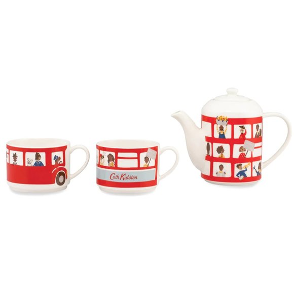 Cath Kidston Dining Rare Tea For Two London People Tea Set Poshmark